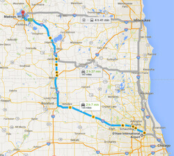 Limo Service to and from Madison, Wisconsin